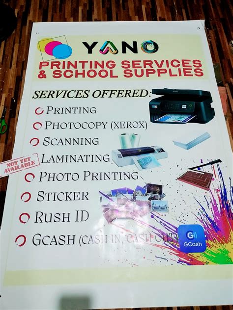 Yano Piso Wifi/Yano Printing Services .
